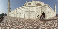 Way to get in Taj Mahal