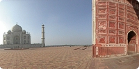 View of Taj Mahal from Jawab Entrance