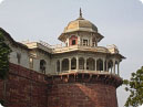 Another view of Octagonal Tower from outside