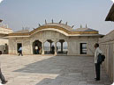 View of one of two Golden Pavilions