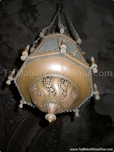 A beautiful Lighting Hanging in the Akbar Tomb