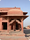 Beautiful carved structure in Fatehpur Sikri Fort