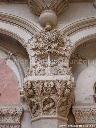 Unexplainable stone carving in Radha Swami Samathi