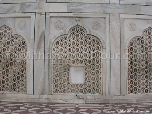 A Window in Taj Mahal