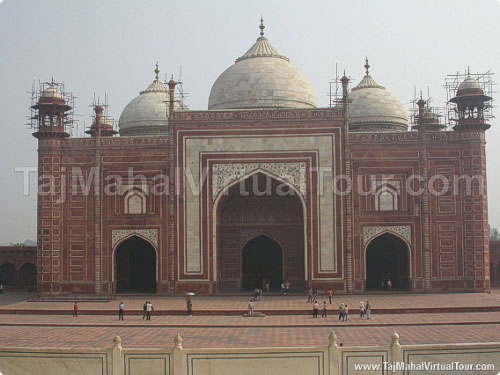 Front View of Jawab situated at left of Taj Mahal Tomb
