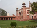 View of Taj Mahal Dome and Gateway