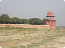 View of Black Taj Mahal situated across the river Yamuna