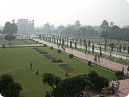 View of Garden between Taj Mahal Dome and Gateway