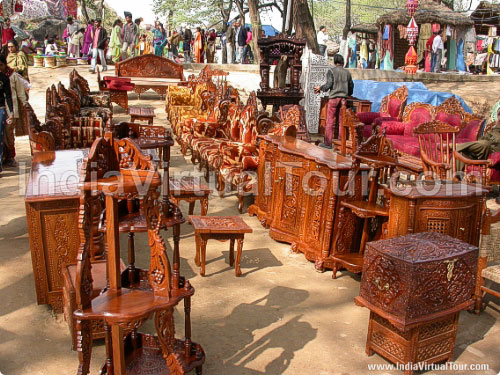 Carved furniture