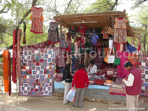 Rajasthani dresses, bags and hangings