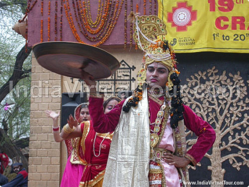 Artists from Vrindavan, Uttar Pradesh