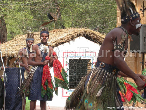 Indian folk dancers