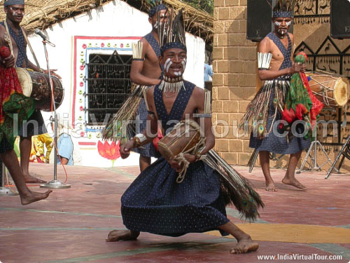 Indian folk dancers