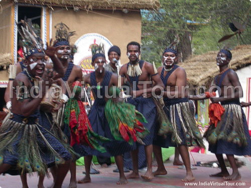 Indian folk dancers