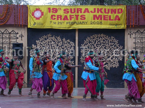 Artists from Chattisgarh State performing