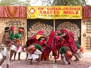 Artists from Chattisgarh are performing