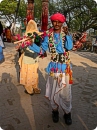 An artist from Chattisgarh posing for IndiaVirtualTour.com exclusively