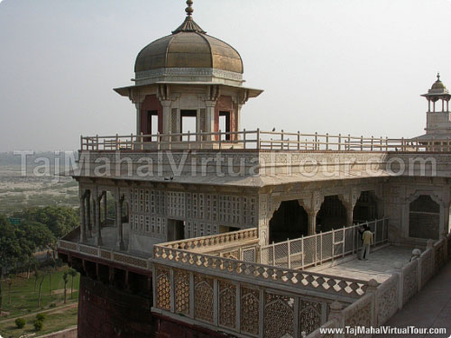 Another view of Octagonal Tower from outside