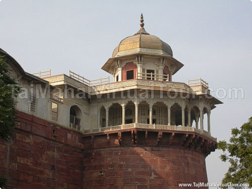 Another view of Octagonal Tower from outside