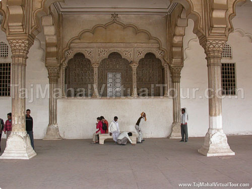 Closer view of Diwan-E-Aam