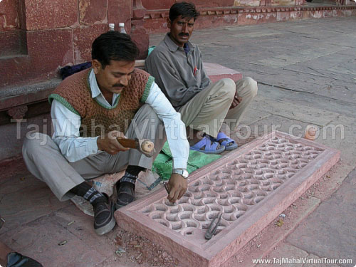 Maintenance work of Fort in progress