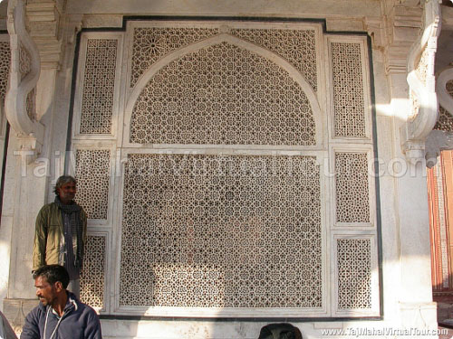 A carved window in Dargah of Sheikh Salim Chisti