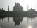 Reflection of Taj Mahal in river Yamuna