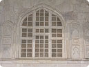 Another window in Taj Mahal