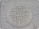 Stone carving on Taj Mahal