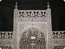 Interior of Taj Mahal around dummy graves